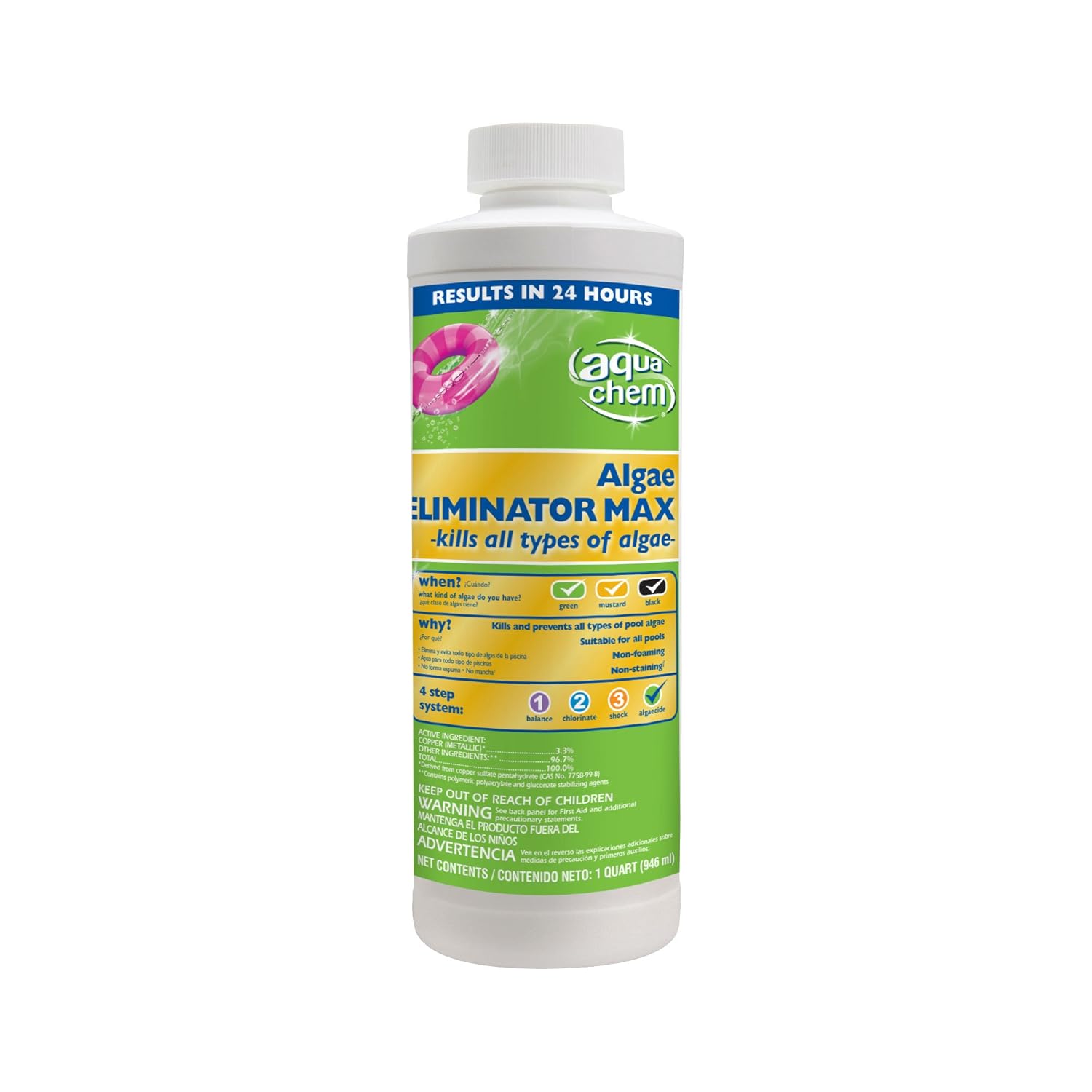 Patio Aqua Chem Algae Eliminator Max Algaecide for Swimming Pools 1