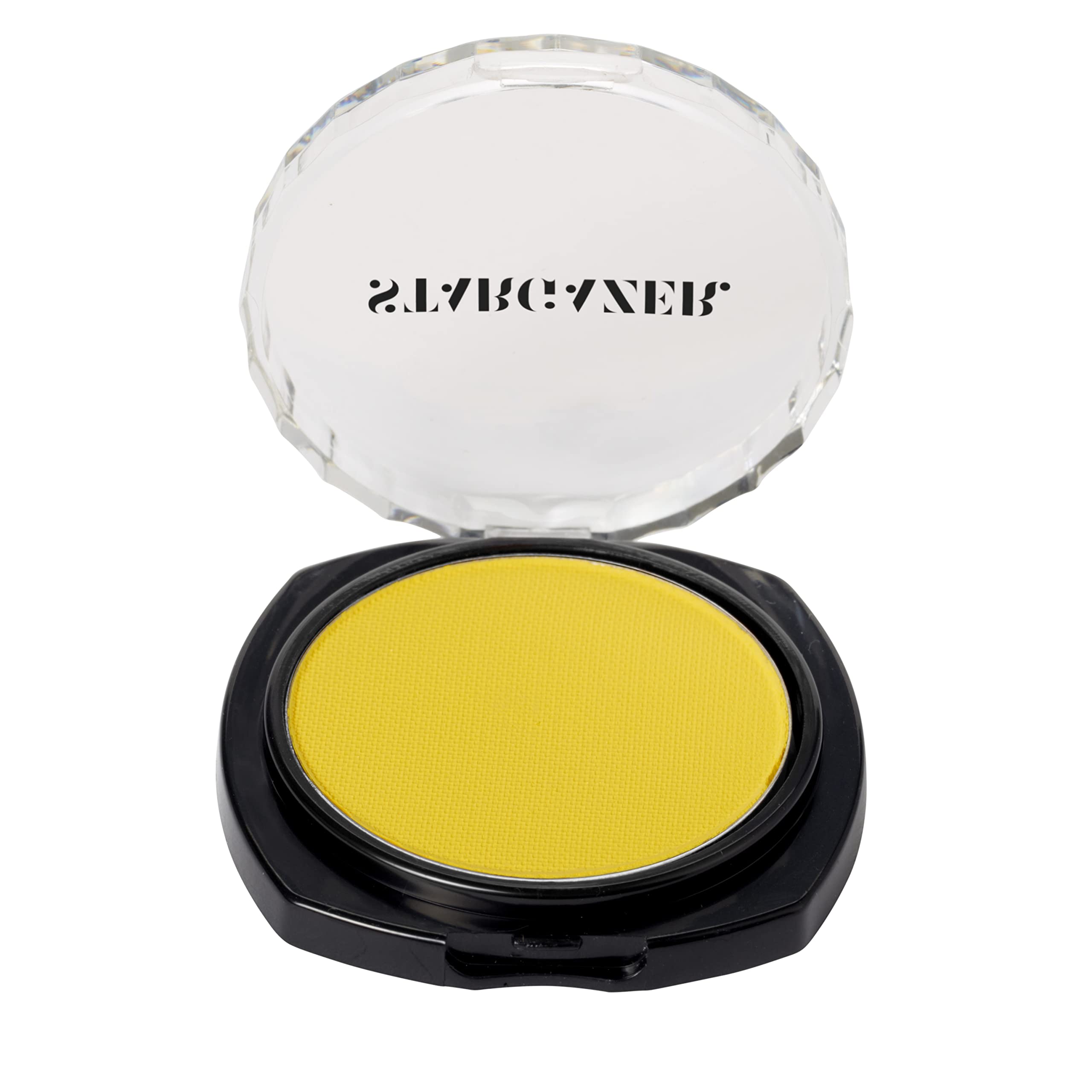 Yellow eye shadow. Maximum colour pressed powder eye shadow.