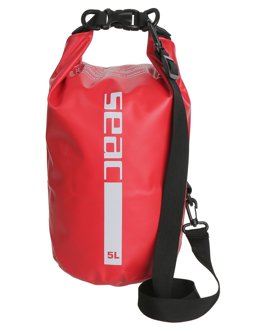 Seac Dry Bag for Diving, Fishing, Boating and Outdoor Activities, 20 lt, red