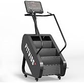 Fitvids Stair Stepper Machine, Commercial Grade Stair Climber with 15 Resistance Levels, Continuous Stair Stepping Machine for Cardio and Lower Body Workouts, LED Screen, Exercise Machine for Home Gym