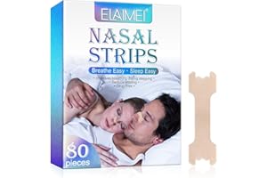 KREVI Nasal Strips for Snoring, 80 Pieces,Nose Strips for Sleeping, Snoring Solution, Relieving Nasal Congestion Caused By Colds And Allergies,So That You Can Sleep Better