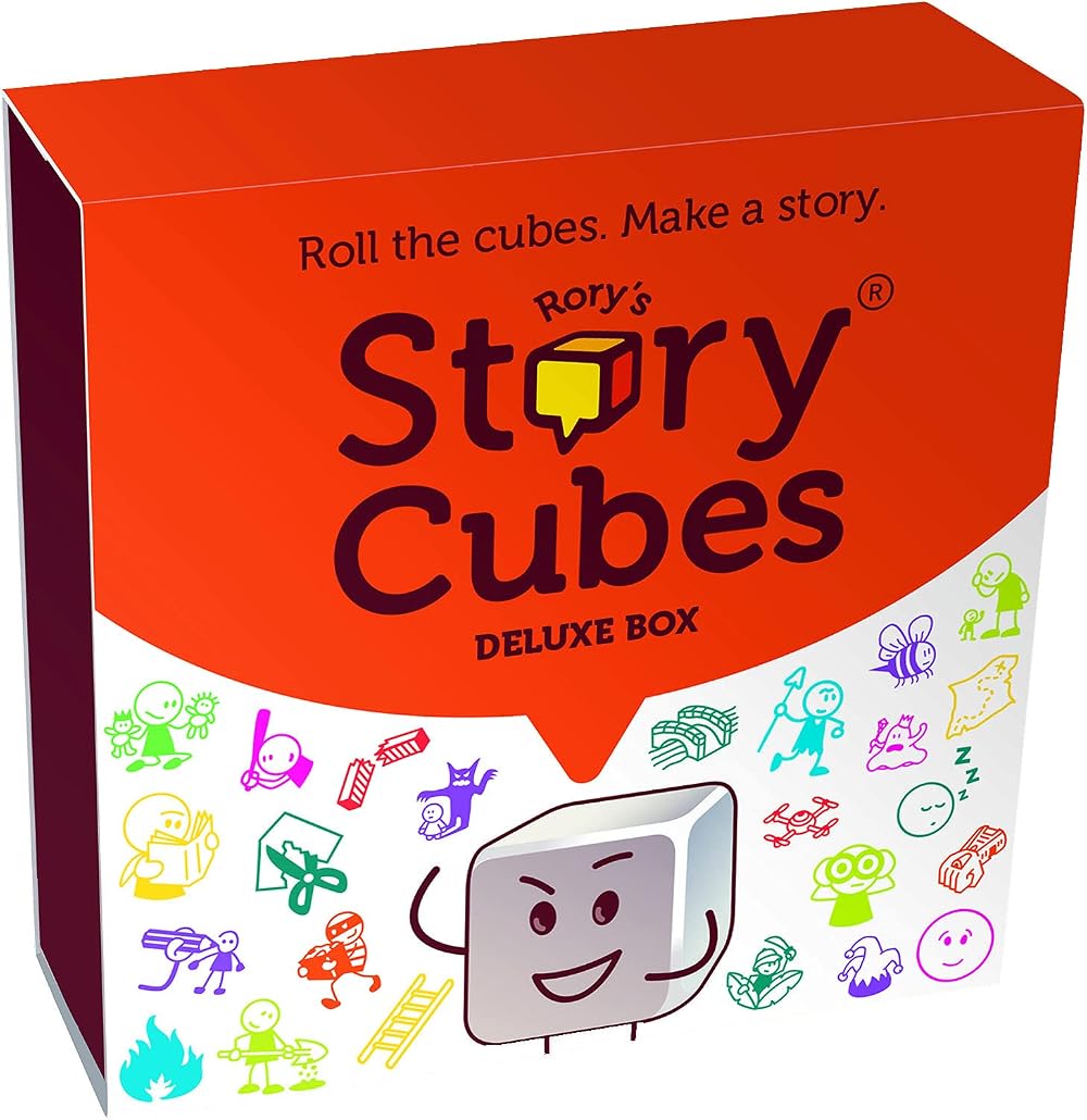 Asmodee Story Cubes Deluxe Box | Dice Game with Main + Expansions | Ages 6+