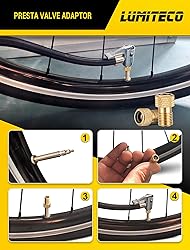 LUMITECO Quick Connect Tire Chuck Hose, Valve