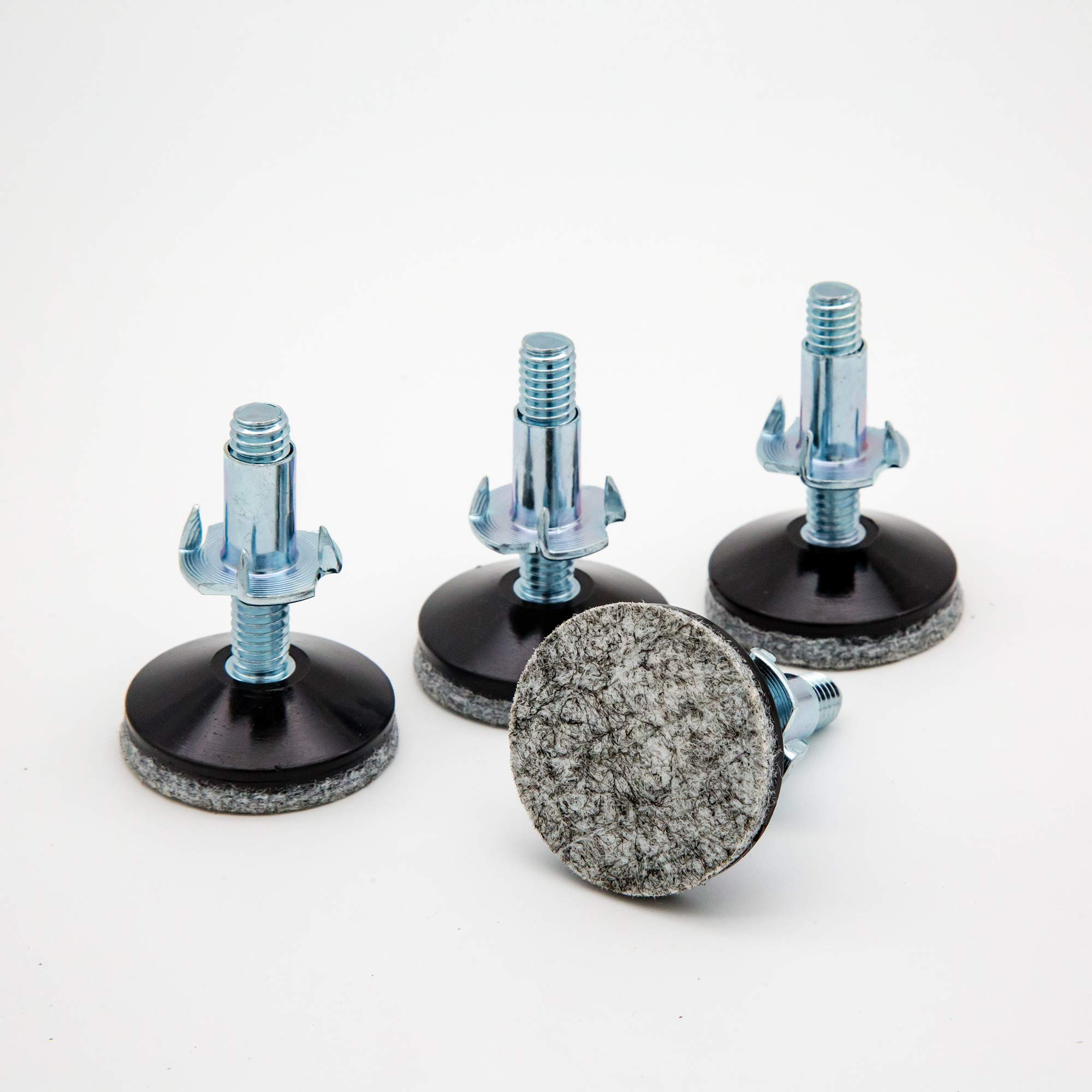 Buy CSFMCAdjustable Leg on Solid Wood Furniture Feet,Table and Chair Levelers Legs,5/16 in Bolt