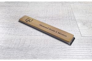 Jende 1x6" Resin Diamond Sharpening Stone for Edge Pro, Hapstone, TSProf, Jende JIGS for Knives (6 Micron (3,000 Grit))