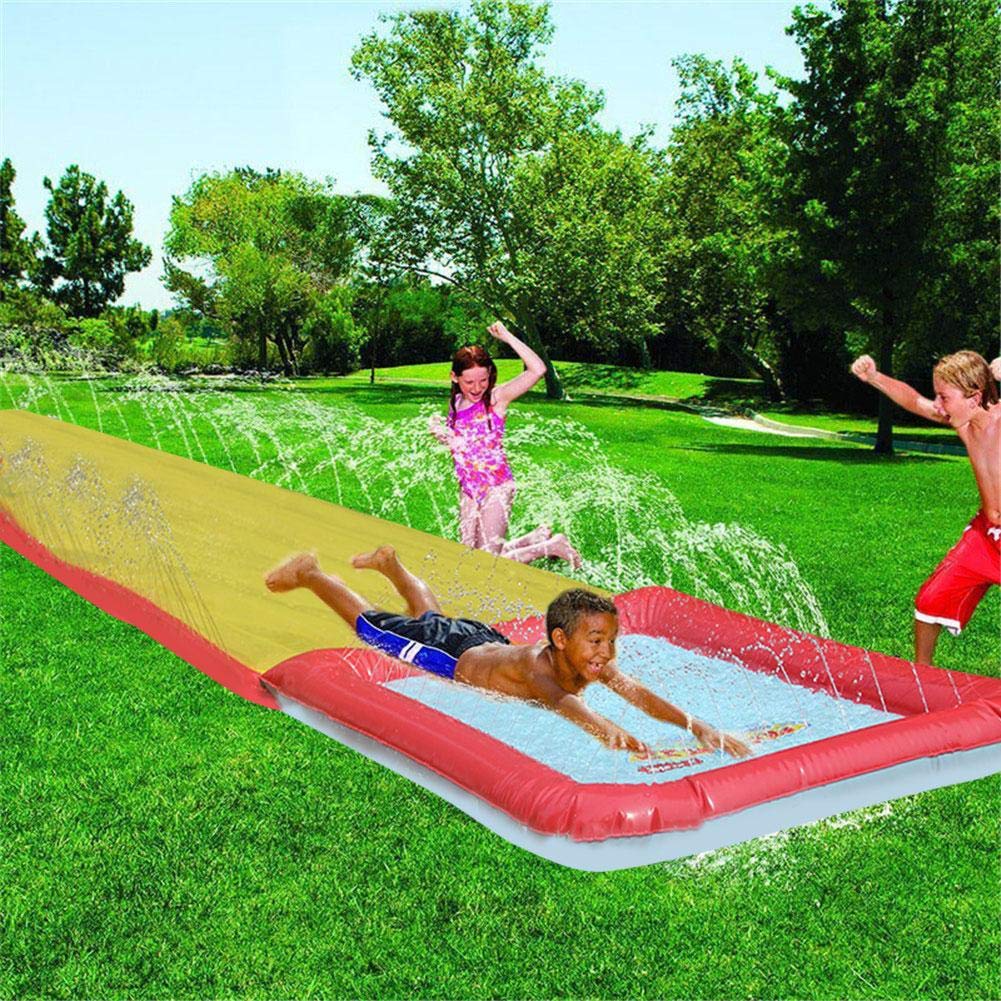 20ft X 4 6 2 3ft Inflatable Crash Pad And Central Spray Channel For Races Garden Single Double Triple Racer Slip And Slide Water Mat Summer Water Toy Slip And Slide Xl Pools Water Fun Toys 20ft X 4 6 2 3ft Inflatable Crash Pad And Central Spray Channel For Races Garden Single Double Triple Racer Slip And Slide Water Mat Summer Water Toy Slip And Slide Xl Pools Water Fun Toys