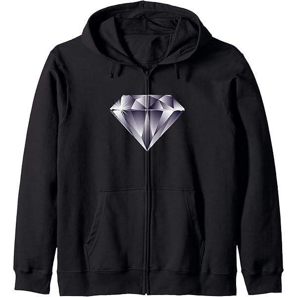 Amazon.com: Diamond graphic Zip Hoodie : Clothing, Shoes & Jewelry