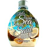 That’s What Sea Said Tanning Lotion Accelerator For Outdoor & Indoor UV Skin Tanning Beds - White Lotion, NO BRONZER! Coconut