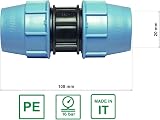 HYDROBIL 20mm MDPE Pipe Fitting Muff 16 Bar Plastic Water Connector Cold Systems view 4