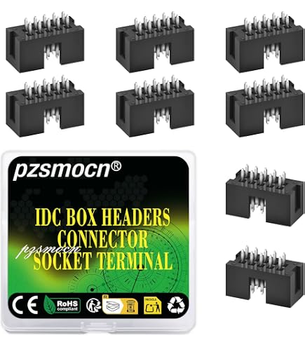 50x D-SUB 37 Pin Male IDC Connector – DB37M For Flat Ribbon Cable – Straight 2 Row