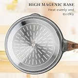 SENSARTE Nonstick Skillet Deep Fry Pan 26 cm 4 Litre with Lid Induction view 9