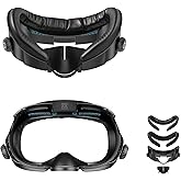 AMVR FC4 Upgraded Face Cover Pad Facial Interface Better for Halo Head Strap, Compatible with Meta/Oculus Quest 3 Accessories