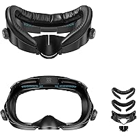 AMVR FC4 Upgraded Face Cover Pad Facial Interface Better for Halo Head Strap, Compatible with Meta/Oculus Quest 3 Accessories