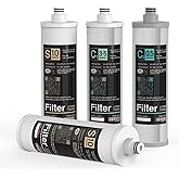 Frizzlife M3005 Replacement Filter Cartridge Set (4 Pack) For SK99,SP99,SK99 NEW and SP99 NEW Under Sink Water Filter System