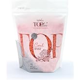 Italwax Top Line Coral Hard Wax Beads 1lb (450 g) &ndash; Creamy Strong Grip Wax for Bikini &amp; Coarse Hair, Suitable for Sensitive Skin, Professional Use &ndash; Made in Italy