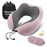 Almohada de Viaje, Keenstone Almohada para el Cuello Hecha de Espuma de Memoria 