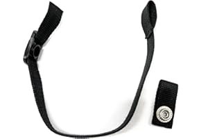 Hockey Helmet Chin Strap with Single Snap
