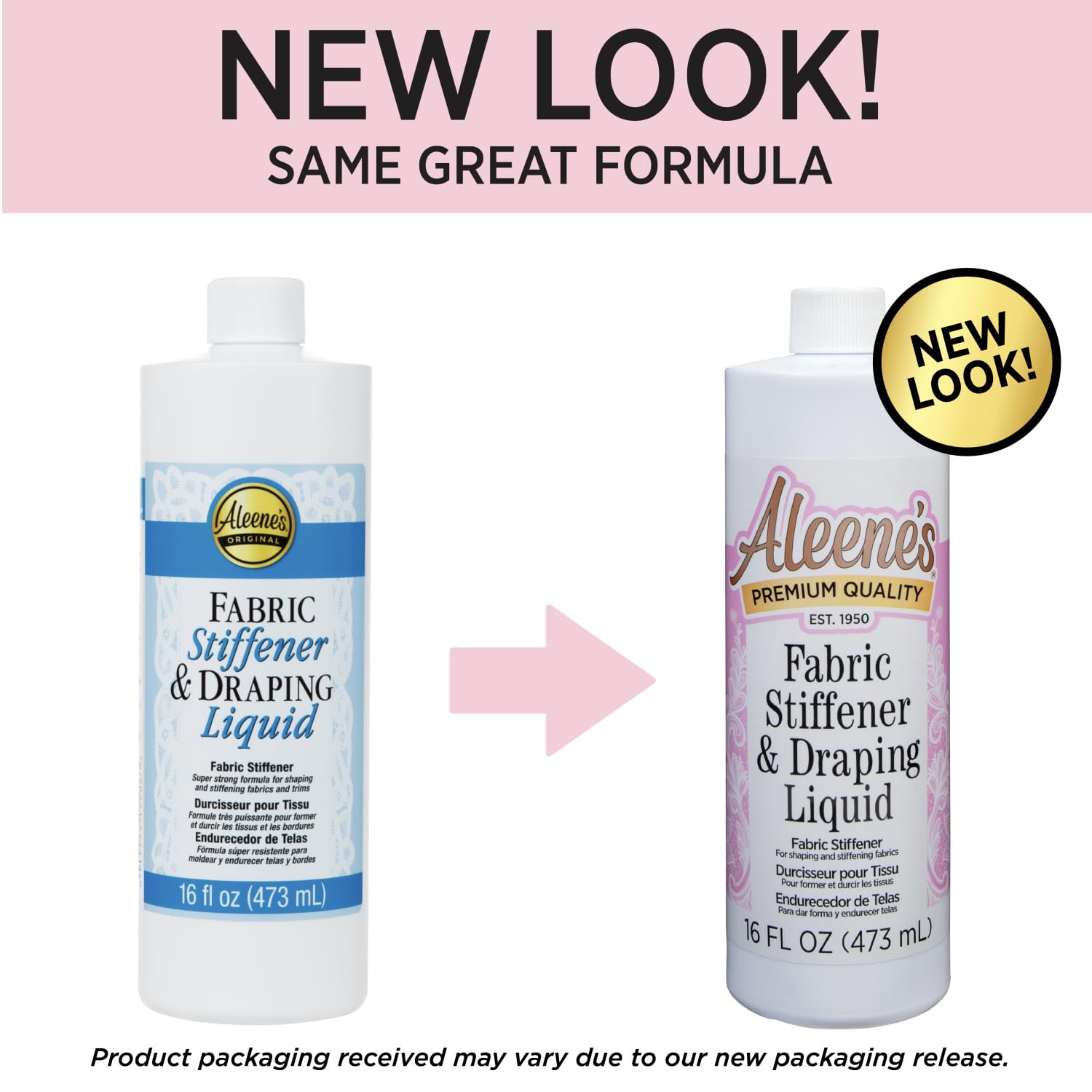 Aleene's Fabric Stiffener and Draping Liquid, Quick Drying, Nontoxic, For Stiffening and Shaping Fabrics, 16 oz