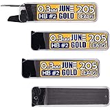 June Gold 820 Pieces, 0.3 mm HB #2 Lead