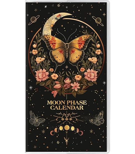 Amazon.com : KONVINIT Pocket Calendar 2026-2027, Moon Phase