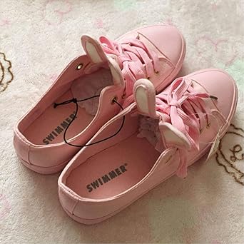 Amazon Co Jp Swimmerスイマーラビットスニーカー Ltpk Mサイズ 24 0cm ゆめかわいい うさちゃんの靴 うさみみ ホビー 通販