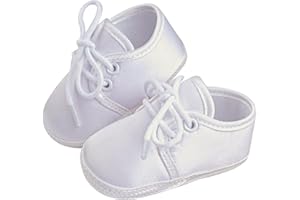 Booulfi Baby Boy Shoes Walking White Infant Newborn Shoes Booties Easter Baptism Christening Outfits Gifts for Boys Girls