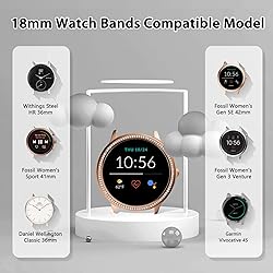 VNDAPT Elastic Watch Bands 16mm 18mm Quick Release