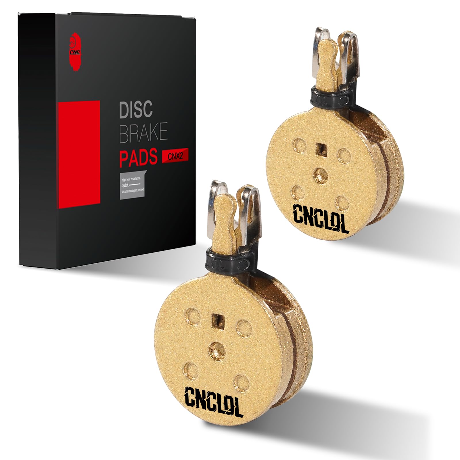 CNCLOL Bike Disc Brake Pads for Avid BB5 Promax 300 300R 330 330R Render,Bicycle Brake Pads for Avid Mechanical BB5.Semi-metallic