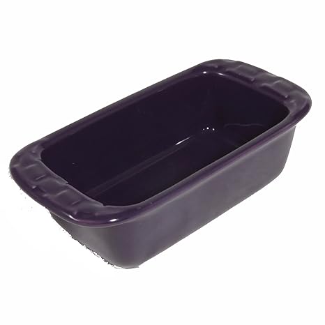 Amazon.com: Longaberger pequeño de pan de molde en berenjena ...