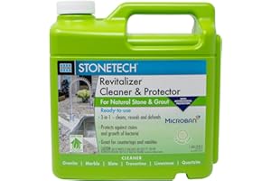 StoneTech RTU Revitalizer, Cleaner & Protector for Tile & Stone, 1-Gallon (3.785L), Cucumber Scent