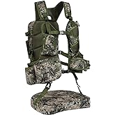 UIIHUNT Turkey Vest with Seat: Lightweight Turkey Hunting Vest with Game Pouch, Adjustable Turkey Hunting Gear Accessories