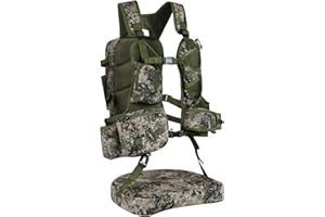 UIIHUNT Turkey Vest with Seat: Lightweight Turkey Hunting Vest with Game Pouch, Adjustable Turkey Hunting Gear Accessories