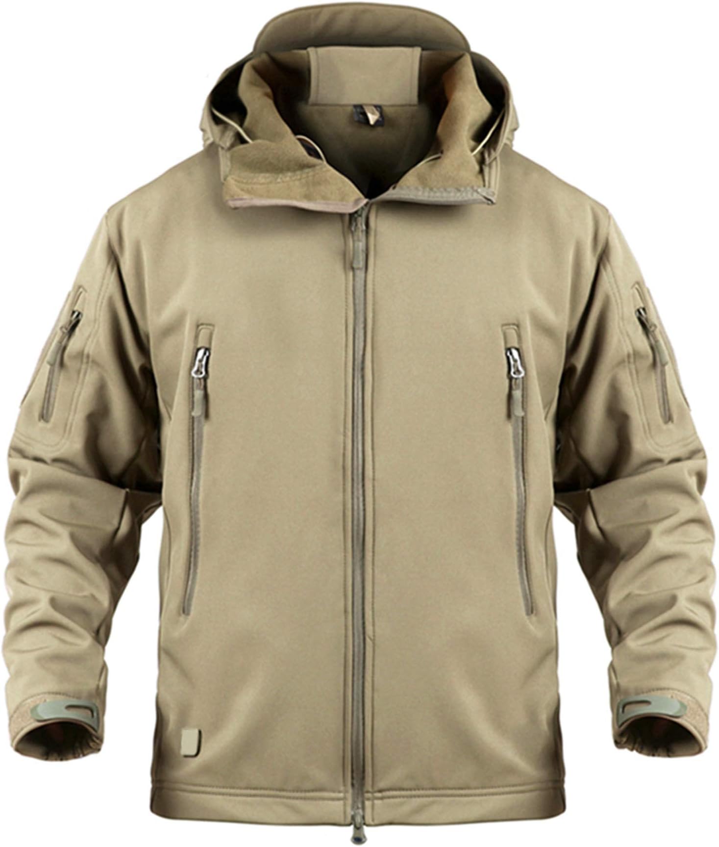 LASIUMIAT Men's Tactical Jacket Winter Softshell Fleece Lined Hunting Hiking Snow Snowboarding Jacket