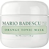 Mario Badescu Orange Tonic Mask for Combination, Oily, Sensitive Skin, Face Mask with Kaolin Clay & AHAs That Deeply Cleanses Pores, Reduces Excess Shine, 2 Fl Oz