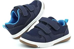 SKYWHEEL Toddler Boys Girls Tennis Shoes Kids Slip On Barefoot Shoes Wide Casual Walking Running Sneakers for Little Kids