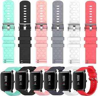 6-Pack Soft Silicone Bands Compatible with Donerton P22 P32 P36 \u0026KALINCO  P22 Smart Watch, Quick Release Replacement Bands Sport Straps for P22 Smart  Watch Bands Women\u0026Men : Electronics