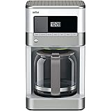 Braun KF6050WH BrewSense Drip Coffee Maker, White
