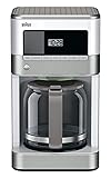 Braun KF6050WH BrewSense Drip Coffee Maker,12