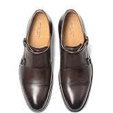 BEAU TODAY Monk Strap Dress Loafers for Men Slip Resistant Leather Shoes | Cowhide Upper,Leather Insole,Leather and Rubber Outsole with Anti Slip Layer,Wear resistant,Lightweight,Breathable,Cap Toe