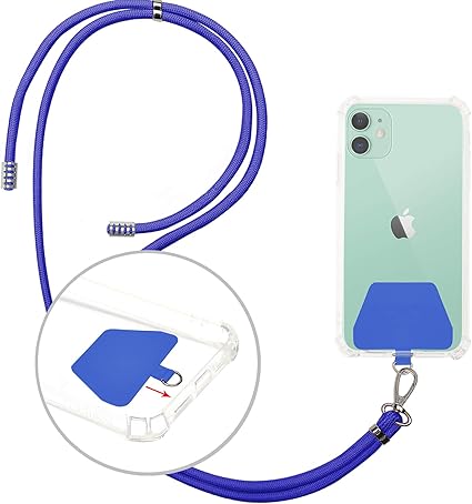 Amazon Takyu ショルダーストラップ スマホストラップ スマートフォン落下防止 忘れ物防止 全機種対応 ブルー ストラップ マスコット 通販