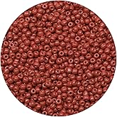 KERGAEN 4mm Glass Seed Beads Bulk - 200g (Approx. 2400 pcs) - 6/0 Round Craft Beads for Jewelry Making - Earrings, Bracelets, Necklaces
