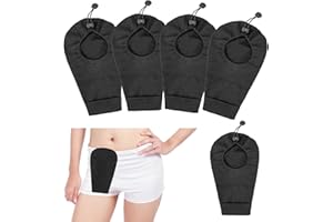 LKLKKC 4Pcs Ostomy Bag Cover Colostomy Bag Covers Odor Control Stretchy Bag Cover Washable Pouch Liner for Women Men Lightweight Care Protector Supplies, 2.8 Inch Diameter