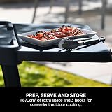 Ninja Woodfire Adjustable Stand Side Table, Outdoor BBQ Grill Accessory view 4
