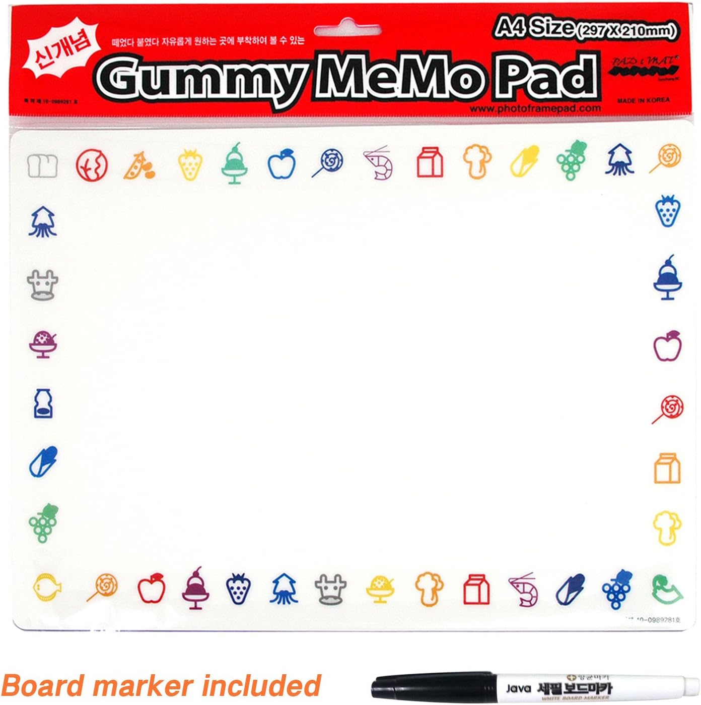Dry Erase Board Refrigerator Whiteboard Wall Sticker Easy Removable Non Magnetic - Marker Board Sheets Easy Attached & Detached on Glass Without Glue - for Office Restaurant Simple Memo