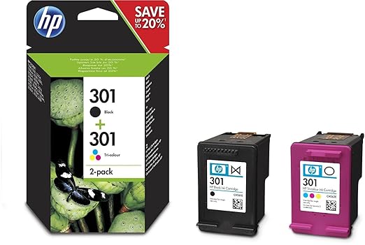 HP - Hewlett Packard DeskJet 2549 (301 / CR 340 EE#301) - original - 2 x Druckkopf Multipack (schwarz, cyan, magenta, gelb)