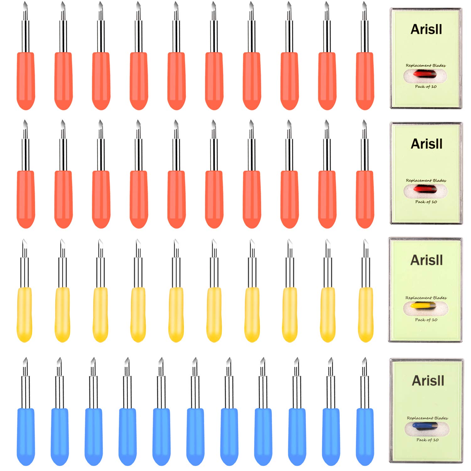 Blades For Cricut Explore Air 2 A A A œ 40 Pack Replacement Blade For Cricut Explore Air Air 2 Maker Cutting Machine X 45 Degree 10 X 30 Degree 10 X 60 Degree Deep Cut