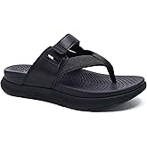 ONCAI Mens Orthopedic Flip Flops Men's Walking Sandals with Arch Support Sport Recovery Sandal for Man size 7-14