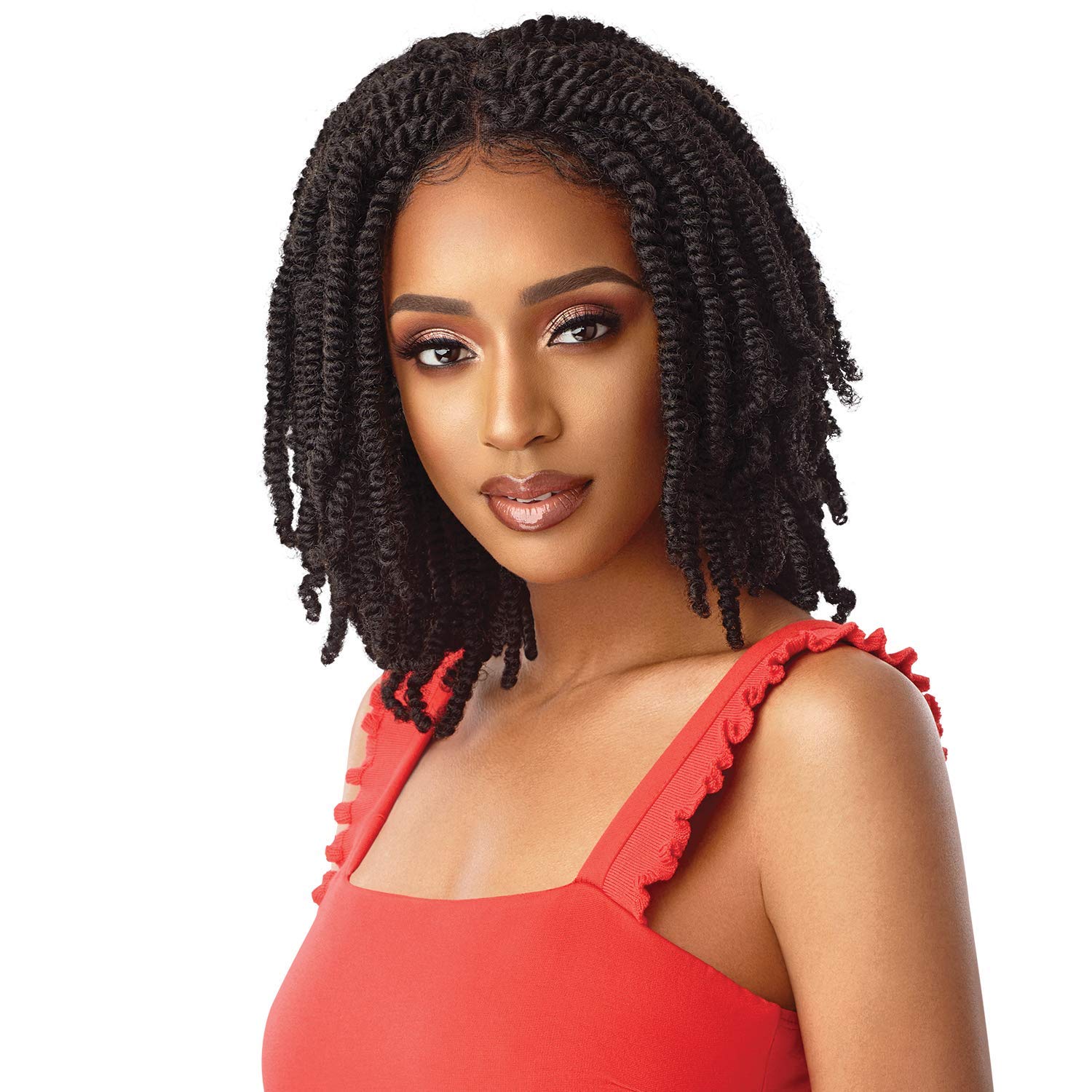 Outre X-Pression Twisted Up Lace Front Braid Wig - STRAIGHT BOMB TWIST 14" (613)