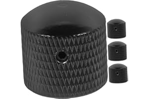SUPVOX 4pcs Metal Guitar Volume Tone Control Knobs with Switch Caps Replacement Accessory for Electric