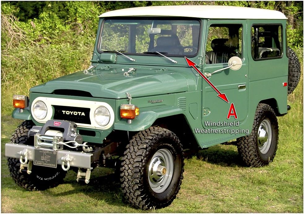 Auto Parts and Vehicles Weather Stripping Kit for Toyota Land Cruiser